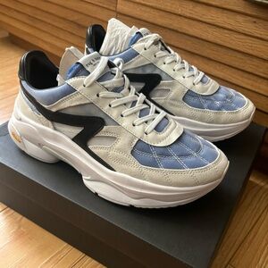 rag & bone Black, Blue, and White Sneakers